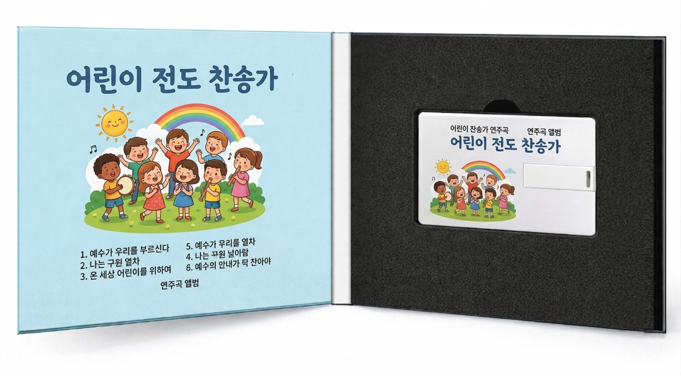 카드USB 디지팩(상단홈 검정색 고발포스폰지) USB디지팩